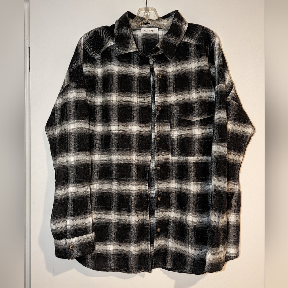 Pink Lily special collaboration with Daryl-Ann Denner Plaid shirt